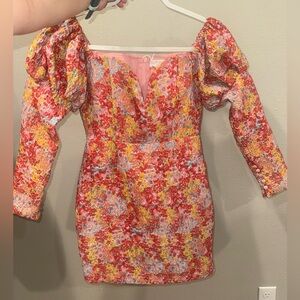 NWT Collective The Label Long Sleeve Floral Dress – Size 2 Petite
